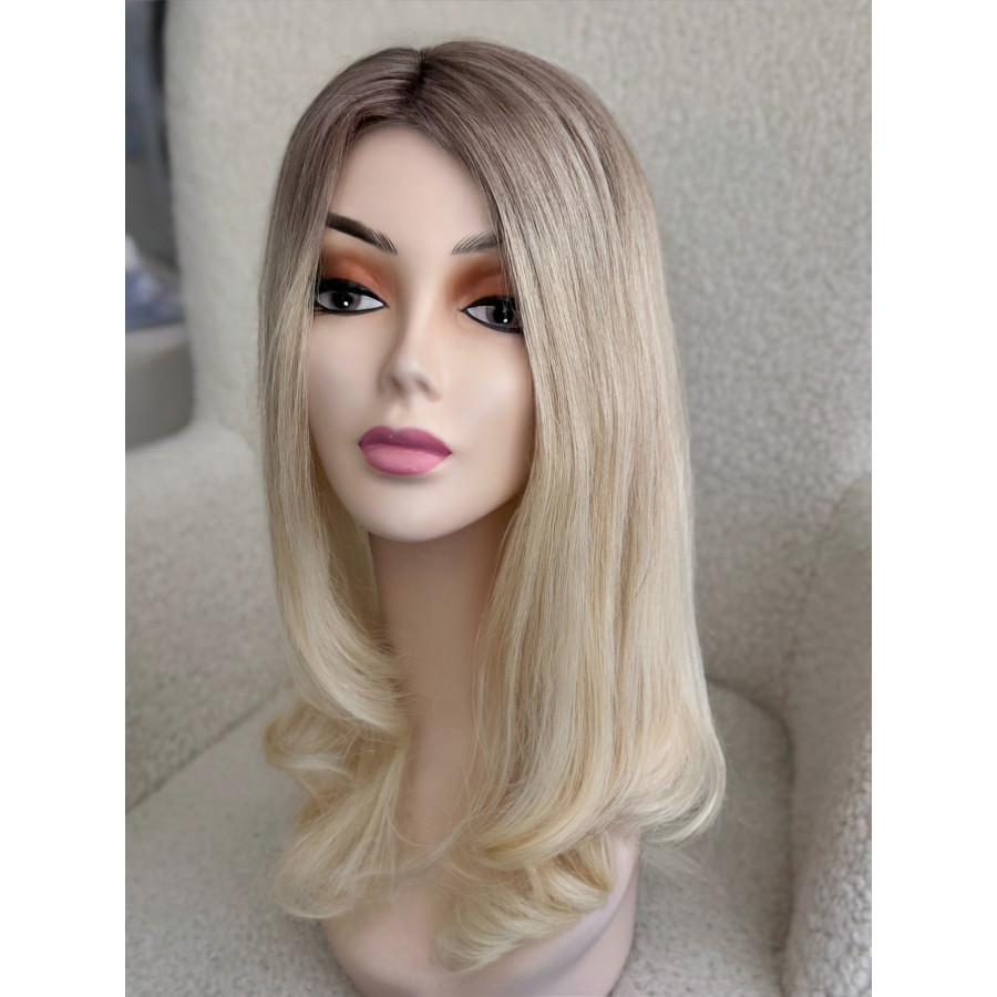 Top Lace Ombre Saten Natural/ Blond Foarte Deschis